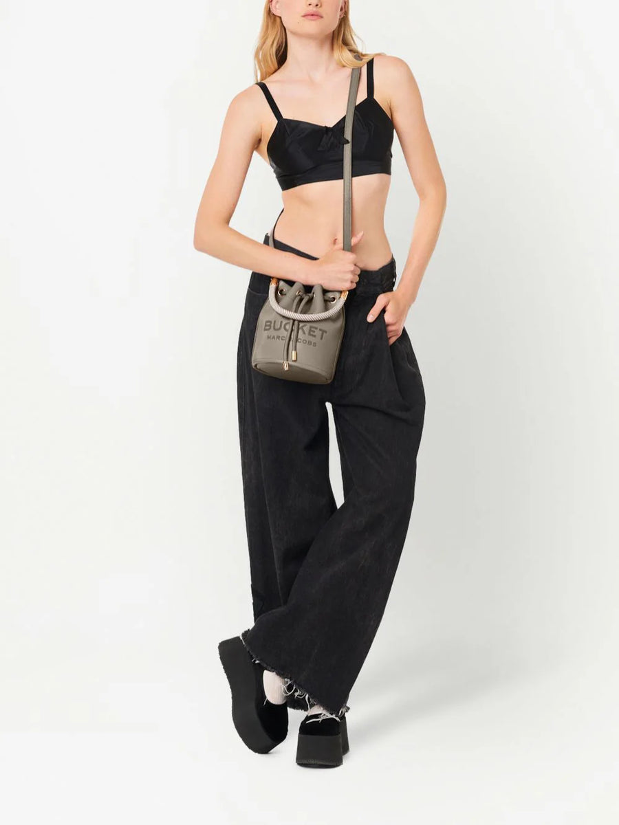 The Leather Mini Bucket bag