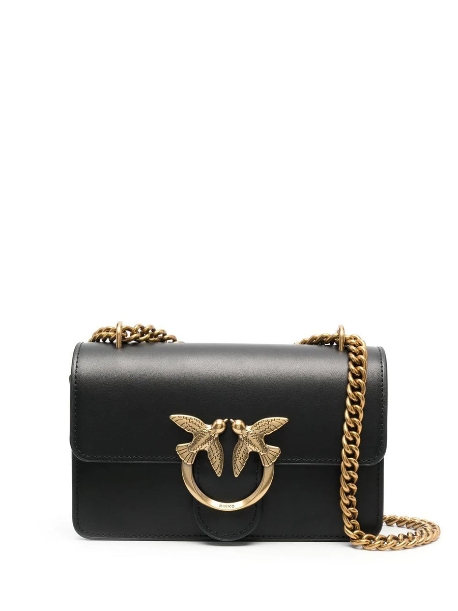 Love-Birds calf-leather shoulder bag - Pinko