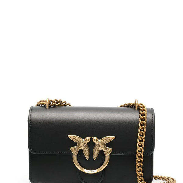 Love-Birds calf-leather shoulder bag - Pinko