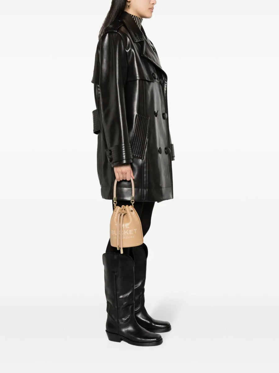 The Leather Mini Bucket bag