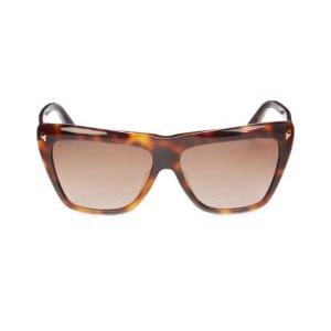 Bally 61MM Rectangle Sunglasses