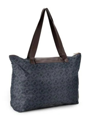 Cavalli Class by Roberto Cavalli Large Monogram Tote Grey