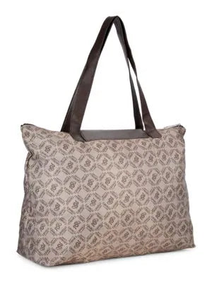 Cavalli Large Monogram Tote Tan