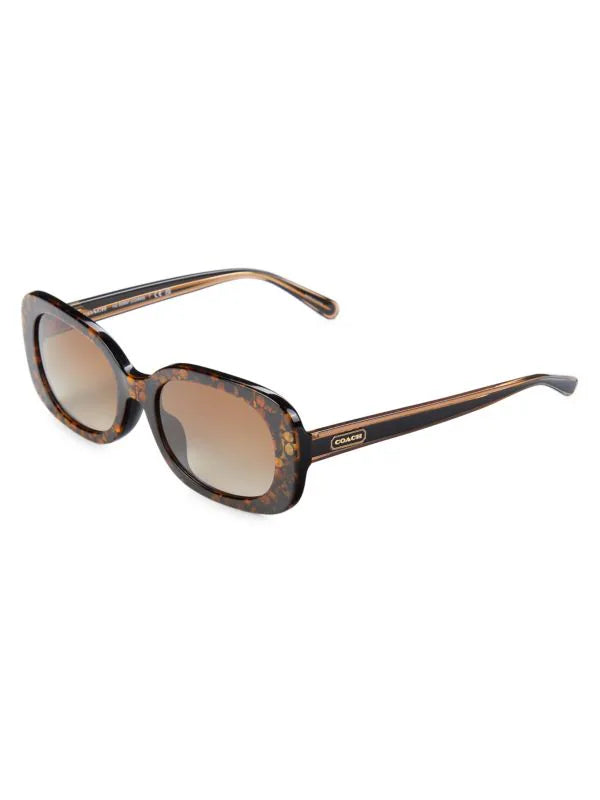 Coach OHC8358F 56MM Square Sunglasses