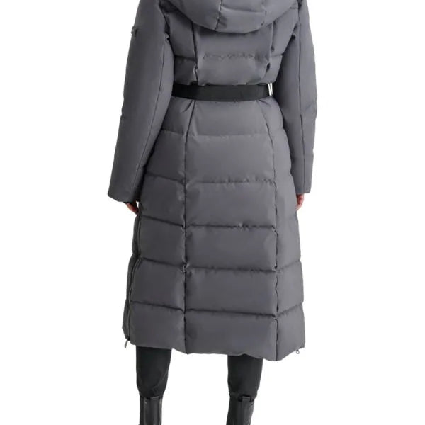 DKNY Belted Puffer Coat Titan L