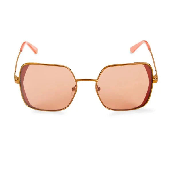 Karl Lagerfeld Paris 56MM Geometric Sunglasses Orange