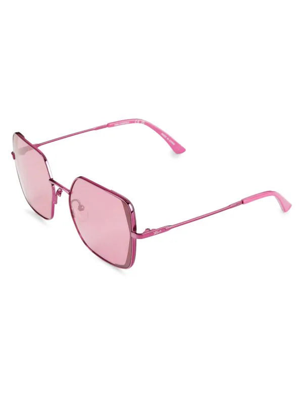 Karl Lagerfeld Paris 56MM Geometric Sunglasses Pink