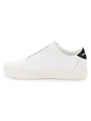 Karl Lagerfeld Paris Ceci Logo Leather Slip On Sneakers 10M