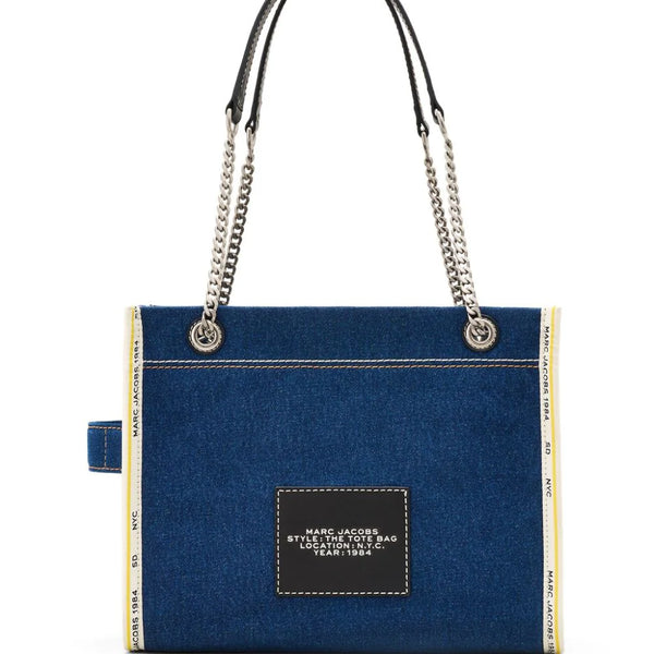 The Denim Chain Medium Tote bag