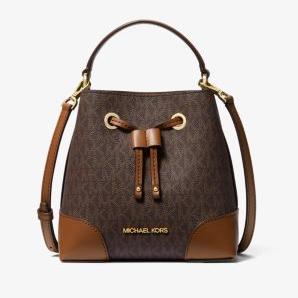 Michael Kors Mercer Small Logo Bucket Bag