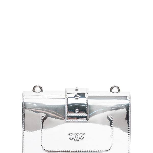 PINKO Mini Love Bag Jewels Silver