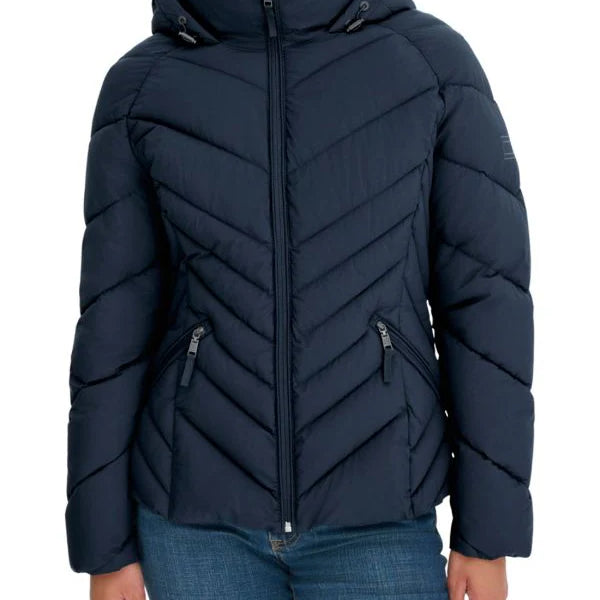 Tommy Hilfiger Hooded Zip Up Puffer Jacket Navy M