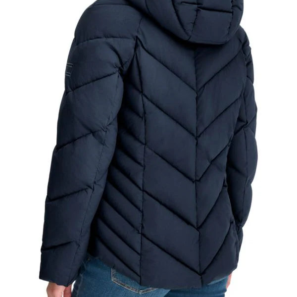 Tommy Hilfiger Hooded Zip Up Puffer Jacket Navy M