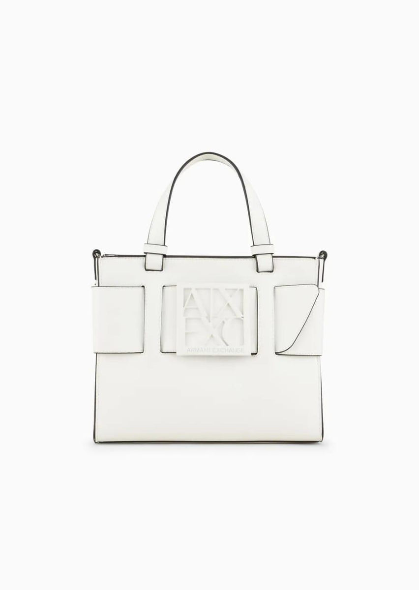 logo belt-strap tote bag